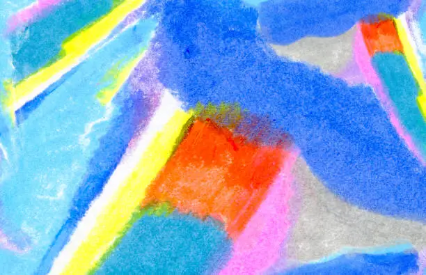 Photo of A refreshing, vivid-colored abstract pattern background texture inspired by summer