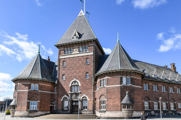 Aarhus, Denmark. Sunday 10 April 2022. Old Custom House 'Toldboden' in Aarhus, Denmark