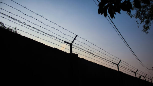 istock wire fence and afternoon sky 1391943916