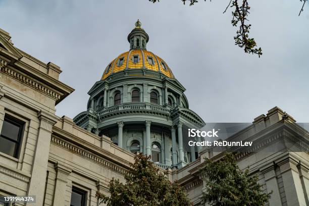 Colorado State Capitol Stock Photo - Download Image Now - State Capitol Building, Colorado, Denver