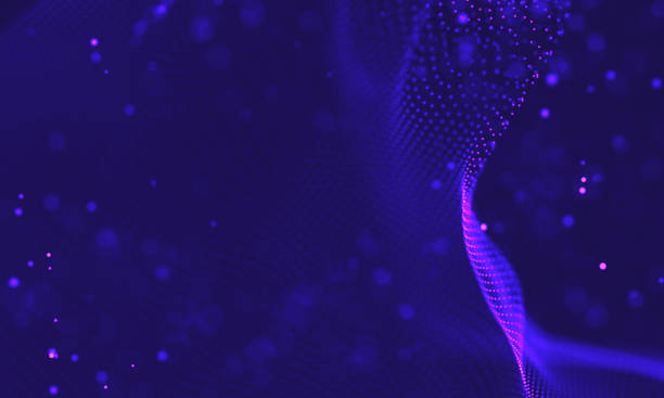 istock Ultra violet galaxy background. Space background illustration universe with Nebula. 2018 Purple technology background. Artificial intelligence concept 1391946142