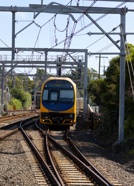 istock Commuter train approaching a train station in Sydney NSW Australia 1391946407