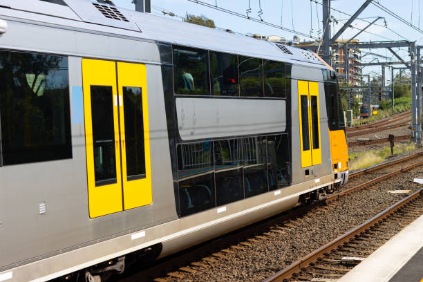 istock Commuter train approaching a train station in Sydney NSW Australia 1391946428