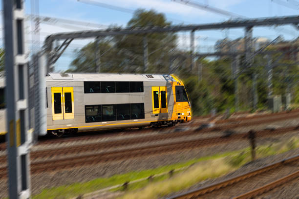 istock Commuter train approaching a train station in Sydney NSW Australia 1391946518