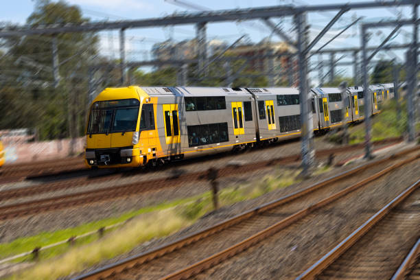 istock Commuter train approaching a train station in Sydney NSW Australia 1391946552