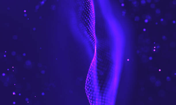 istock Ultra violet galaxy background. Space background illustration universe with Nebula. 2018 Purple technology background. Artificial intelligence concept 1391946619