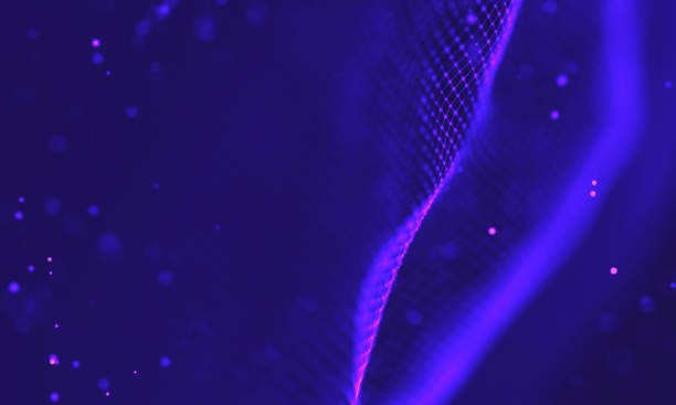 istock Ultra violet galaxy background. Space background illustration universe with Nebula. 2018 Purple technology background. Artificial intelligence concept 1391946683
