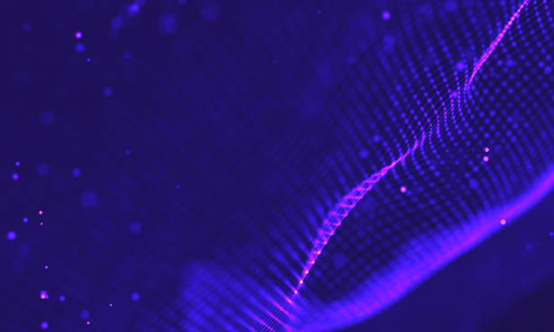 istock Ultra violet galaxy background. Space background illustration universe with Nebula. 2018 Purple technology background. Artificial intelligence concept 1391946703