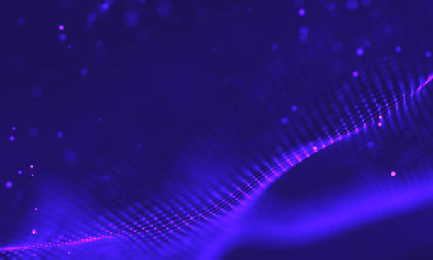 istock Ultra violet galaxy background. Space background illustration universe with Nebula. 2018 Purple technology background. Artificial intelligence concept 1391947124