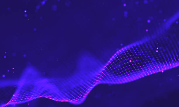 istock Ultra violet galaxy background. Space background illustration universe with Nebula. 2018 Purple technology background. Artificial intelligence concept 1391947247