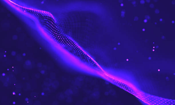 istock Ultra violet galaxy background. Space background illustration universe with Nebula. 2018 Purple technology background. Artificial intelligence concept 1391947433
