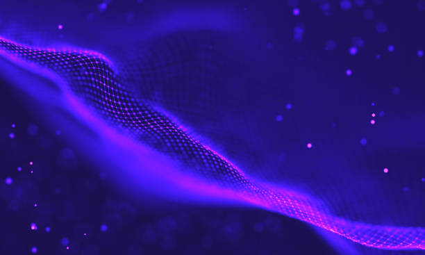 istock Ultra violet galaxy background. Space background illustration universe with Nebula. 2018 Purple technology background. Artificial intelligence concept 1391947442