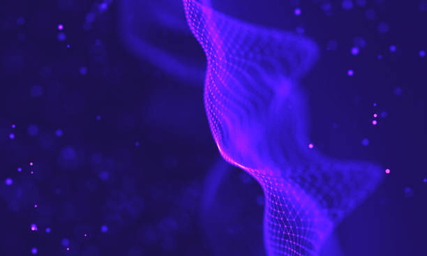 istock Ultra violet galaxy background. Space background illustration universe with Nebula. 2018 Purple technology background. Artificial intelligence concept 1391947640