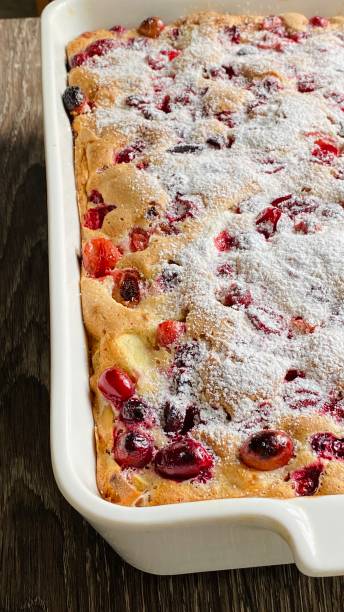 istock Image of a sweet pie with apples and cranberries 1391947778