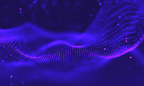 istock Ultra violet galaxy background. Space background illustration universe with Nebula. 2018 Purple technology background. Artificial intelligence concept 1391947878