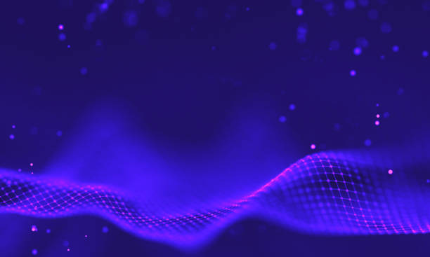 istock Ultra violet galaxy background. Space background illustration universe with Nebula. 2018 Purple technology background. Artificial intelligence concept 1391948006