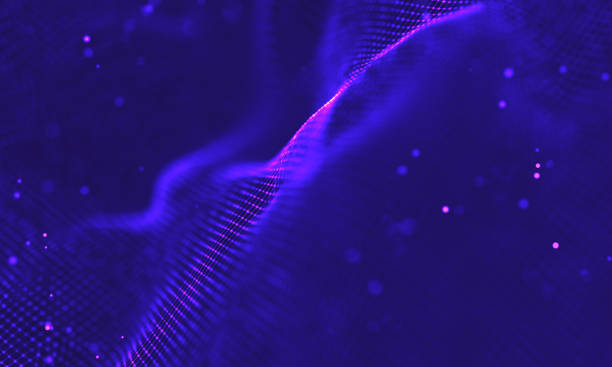 istock Ultra violet galaxy background. Space background illustration universe with Nebula. 2018 Purple technology background. Artificial intelligence concept 1391948524
