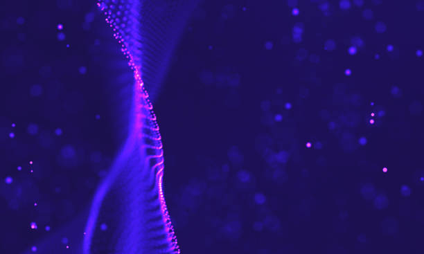 istock Ultra violet galaxy background. Space background illustration universe with Nebula. 2018 Purple technology background. Artificial intelligence concept 1391948546