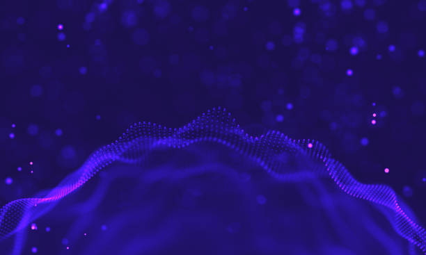 istock Ultra violet galaxy background. Space background illustration universe with Nebula. 2018 Purple technology background. Artificial intelligence concept 1391948998
