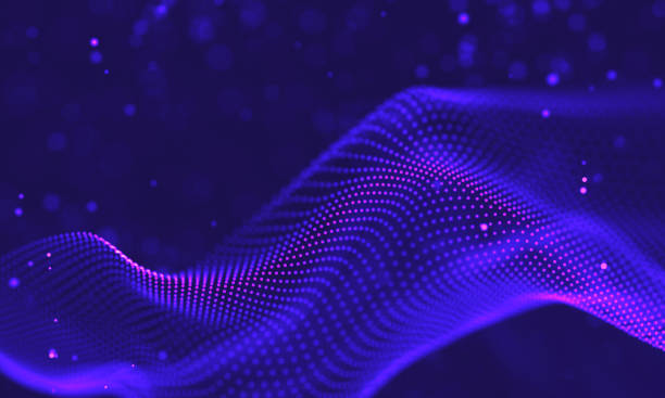 istock Ultra violet galaxy background. Space background illustration universe with Nebula. 2018 Purple technology background. Artificial intelligence concept 1391949176
