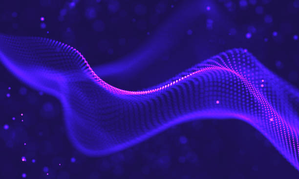 istock Ultra violet galaxy background. Space background illustration universe with Nebula. 2018 Purple technology background. Artificial intelligence concept 1391949188