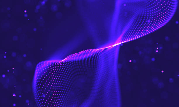 istock Ultra violet galaxy background. Space background illustration universe with Nebula. 2018 Purple technology background. Artificial intelligence concept 1391949197