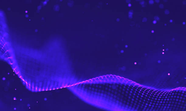 istock Ultra violet galaxy background. Space background illustration universe with Nebula. 2018 Purple technology background. Artificial intelligence concept 1391949245