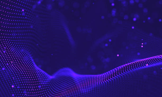 istock Ultra violet galaxy background. Space background illustration universe with Nebula. 2018 Purple technology background. Artificial intelligence concept 1391949388