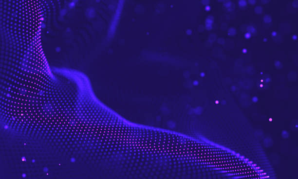 istock Ultra violet galaxy background. Space background illustration universe with Nebula. 2018 Purple technology background. Artificial intelligence concept 1391949404