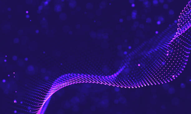 istock Ultra violet galaxy background. Space background illustration universe with Nebula. 2018 Purple technology background. Artificial intelligence concept 1391951018