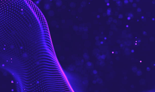 istock Ultra violet galaxy background. Space background illustration universe with Nebula. 2018 Purple technology background. Artificial intelligence concept 1391951050