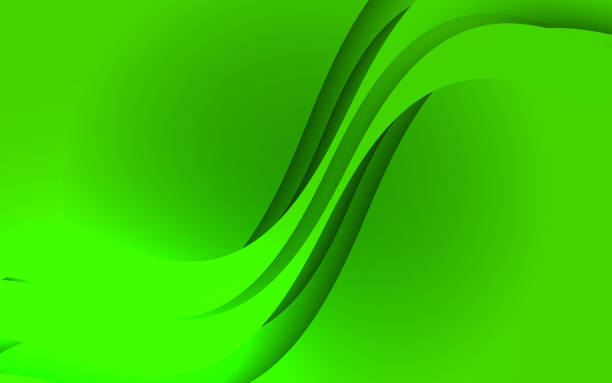 istock concept of Green Abstract Glowing Geometric Shapes Background. green background 1391951383