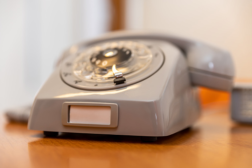 Traditional rotary telephone