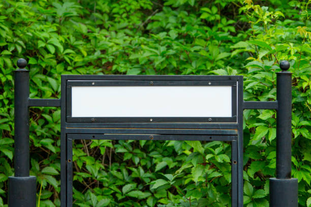 istock An empty billboard with a place to copy in a natural green park. 1391956231
