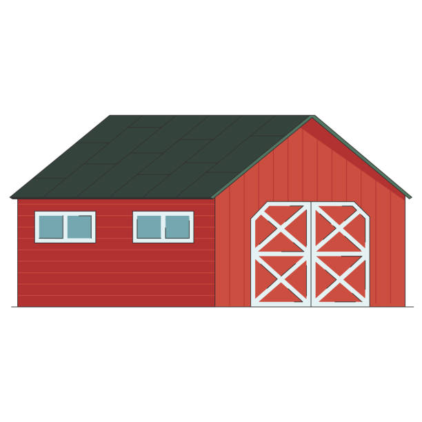 533 Cartoon Of A Barn Doors Illustrations & Clip Art - iStock