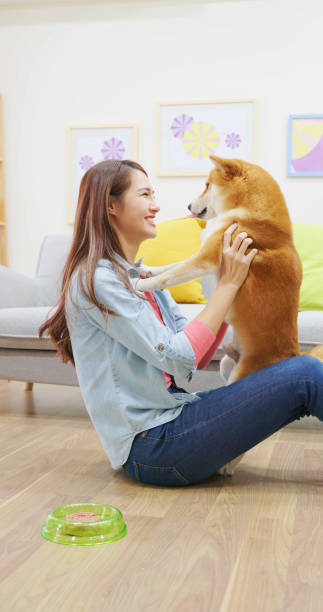 istock girl happy with dog 1391961000