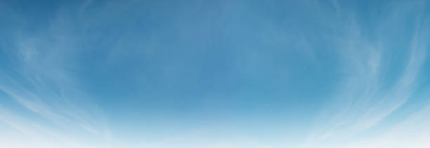 Summer blue sky cloud gradient light white background. Beauty clear cloudy in sunshine calm bright winter air bacground. Gloomy vivid cyan landscape in environment day horizon skyline view spring wind