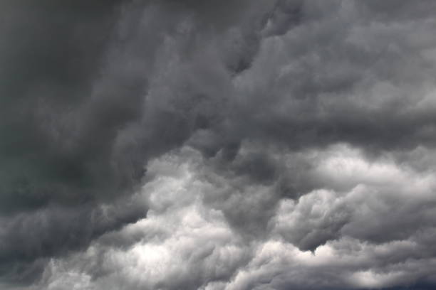 istock Dark clouds gathered in the sky foreshadowing rain and thunder. 1391967231