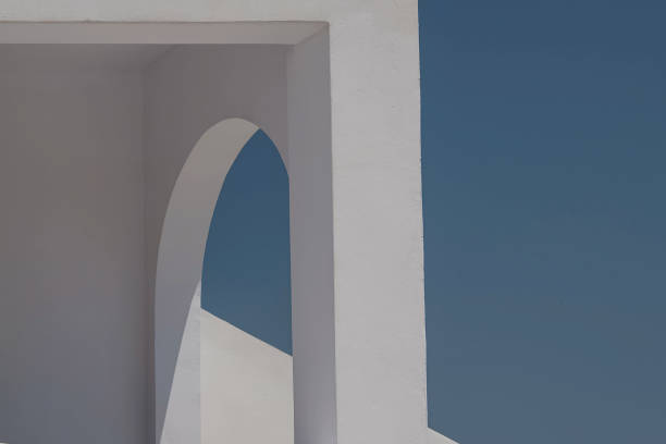 istock White building exterior, geometric and minimalist 1391969961