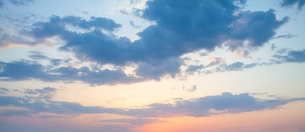 istock Colorful sky. Dramatic sunset with twilight color sky and clouds 1391970262