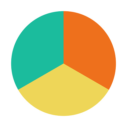 Chart Three Components Infographic Pie Chart Cycle Presentation Diagram 3 Section Vector ...