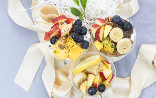 istock Yoghurt with mixed fruit,healthy diet food, 1391971896
