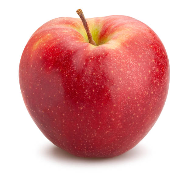 red apple - apple red isolated cut out imagens e fotografias de stock