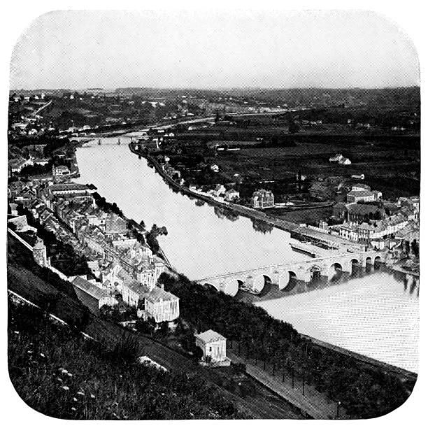 istock The Meuse River in Namur, Belgium - 19th Century 1391984998