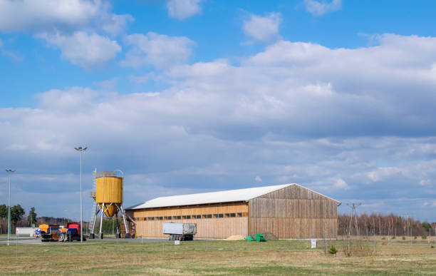 istock A big barn, hall, and silo on farms 1391985412
