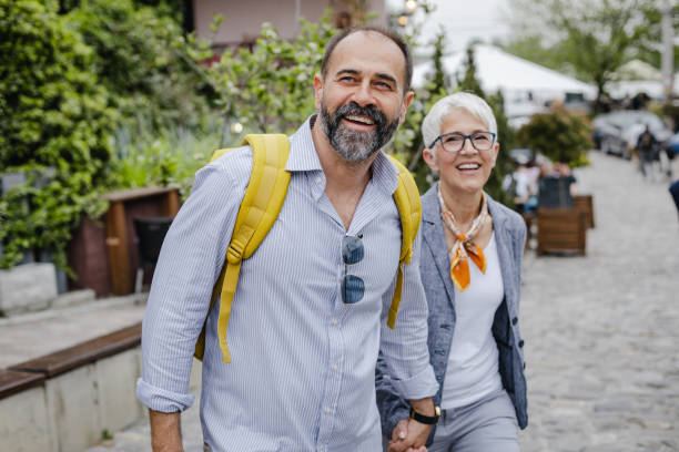 istock Mature couple on a journey 1391988918