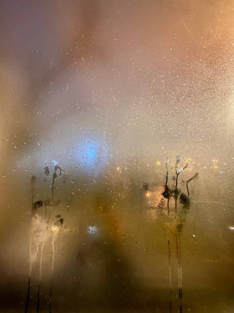 istock Handprint on the steamed glass 1391991789