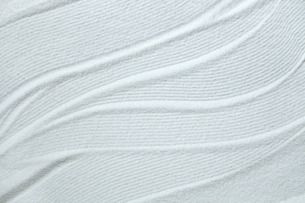 White sand White sand pattern close up silence stock pictures, royalty-free photos & images