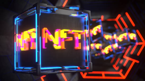 istock NFT technology concept. non fungible token. 3d render 1391994372