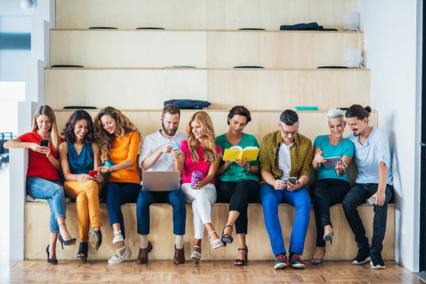 istock Business people with digital devices 1391998935